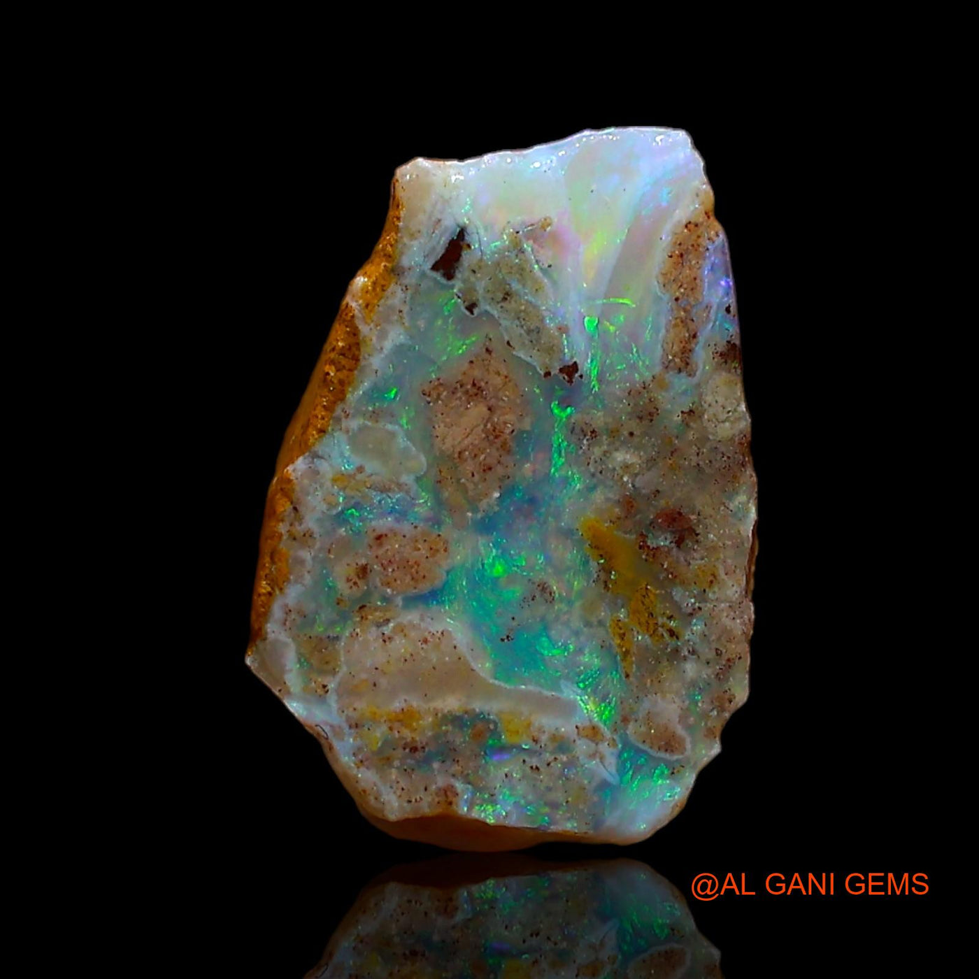 2.00 Cts Natural Australian Fire Opal Loose Gemstone Fancy Rough 11x8x6 mm RD-130