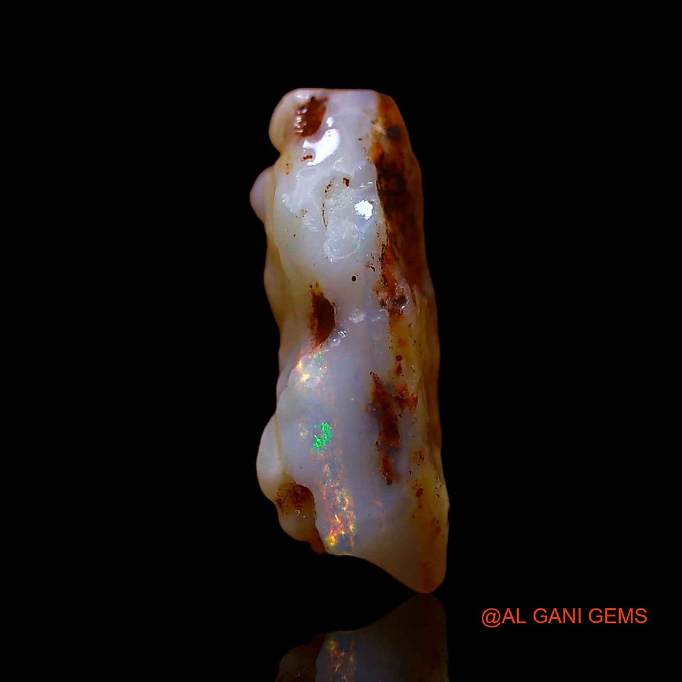 2.00 Cts Natural Australian Fire Opal Loose Gemstone Fancy Rough 13x8x4 mm RD-135