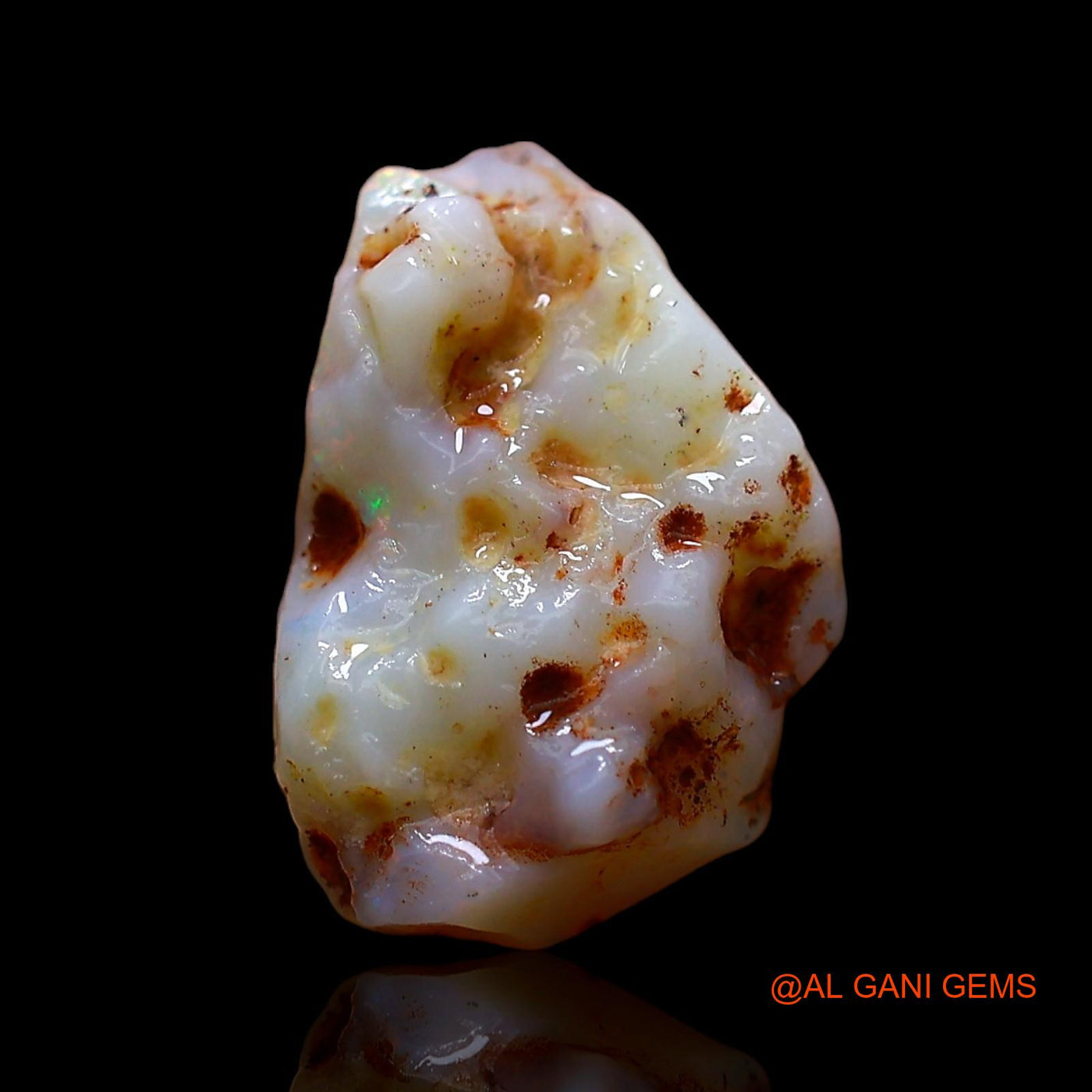 2.00 Cts Natural Australian Fire Opal Loose Gemstone Fancy Rough 13x8x4 mm RD-135