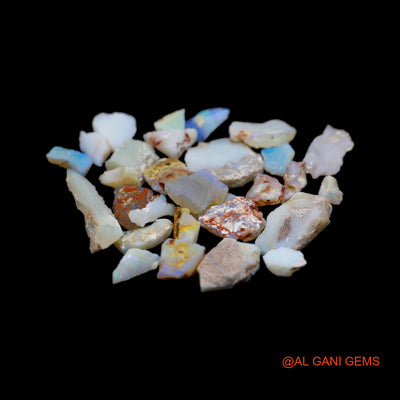 28 Pcs 46.00 Cts Natural Australian Fire Opal Loose Gemstone Fancy Rough Wholesale Lot 5X7 TO 7X26 MM RD-13