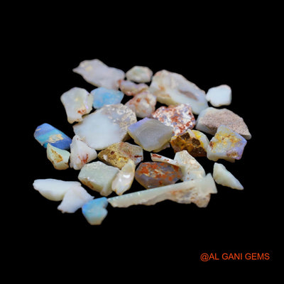 28 Pcs 46.00 Cts Natural Australian Fire Opal Loose Gemstone Fancy Rough Wholesale Lot 5X7 TO 7X26 MM RD-13