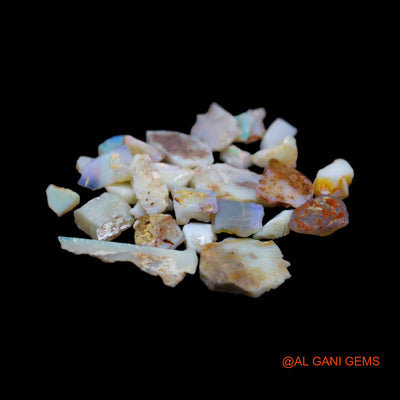 28 Pcs 46.00 Cts Natural Australian Fire Opal Loose Gemstone Fancy Rough Wholesale Lot 5X7 TO 7X26 MM RD-13