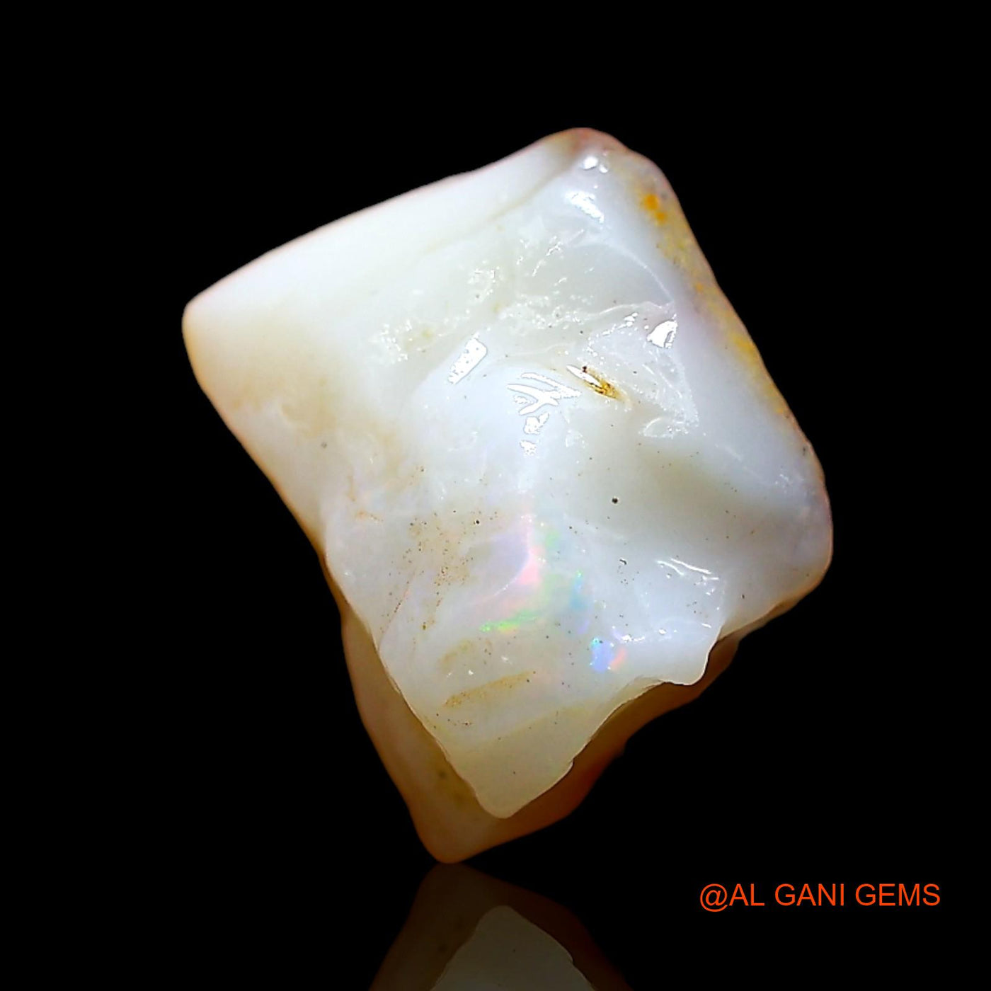 3.00 Cts Natural Australian Fire Opal Loose Gemstone Fancy Rough 10x9x7 mm RD-141