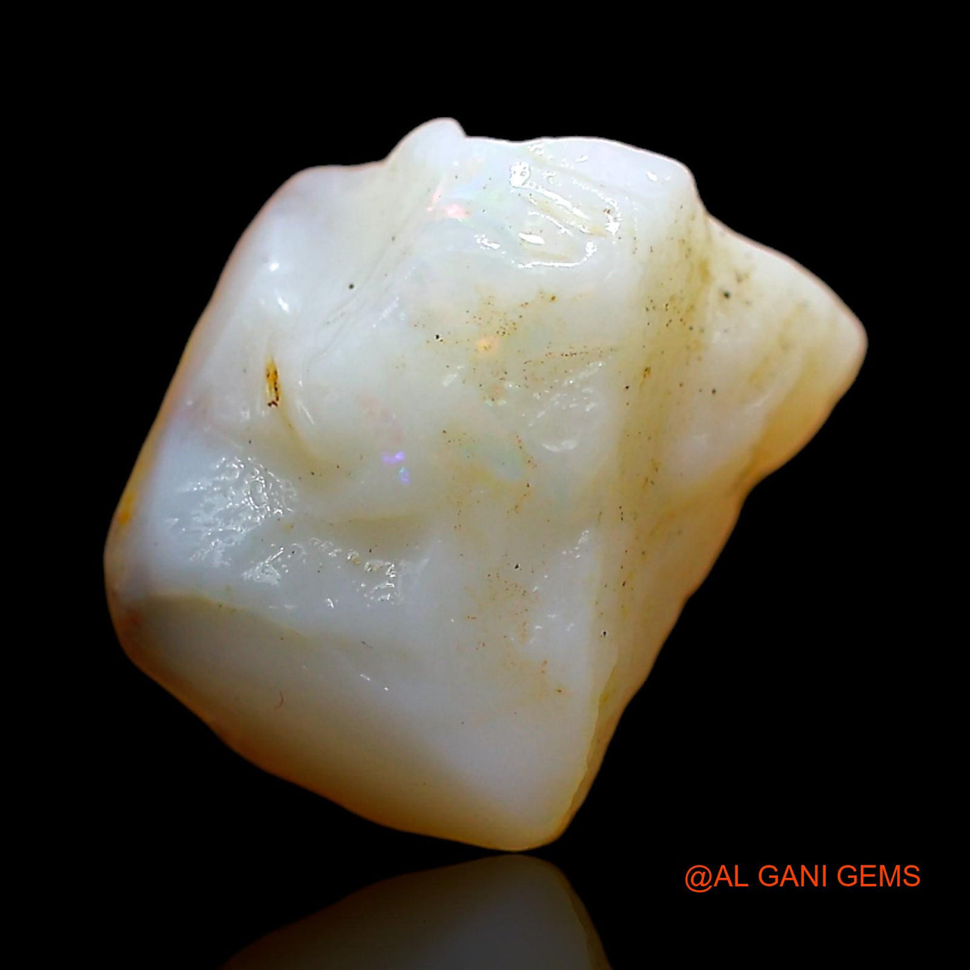 3.00 Cts Natural Australian Fire Opal Loose Gemstone Fancy Rough 10x9x7 mm RD-141