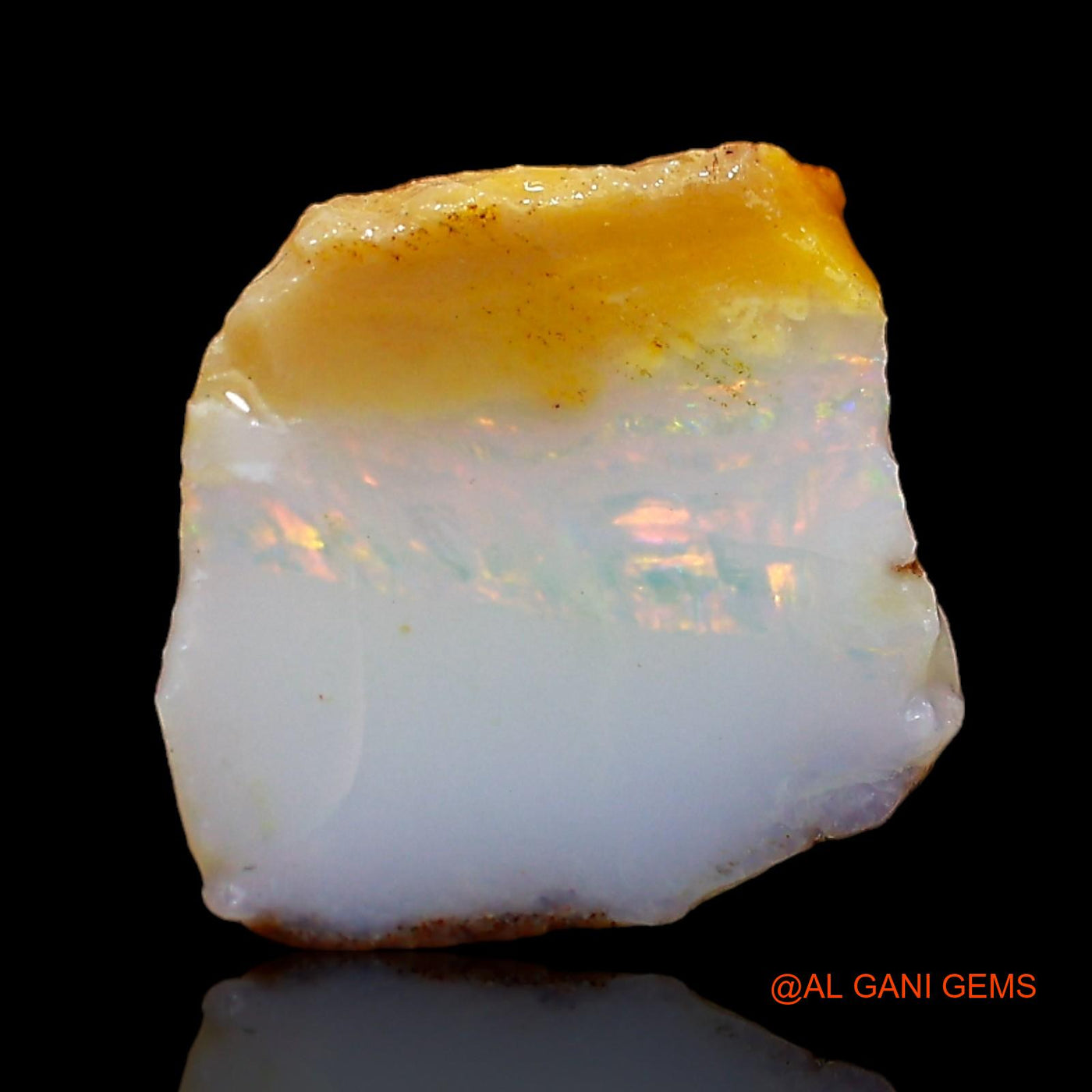 3.00 Cts Natural Australian Fire Opal Loose Gemstone Fancy Rough 10x10x5 mm RD-142