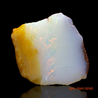 3.00 Cts Natural Australian Fire Opal Loose Gemstone Fancy Rough 10x10x5 mm RD-142