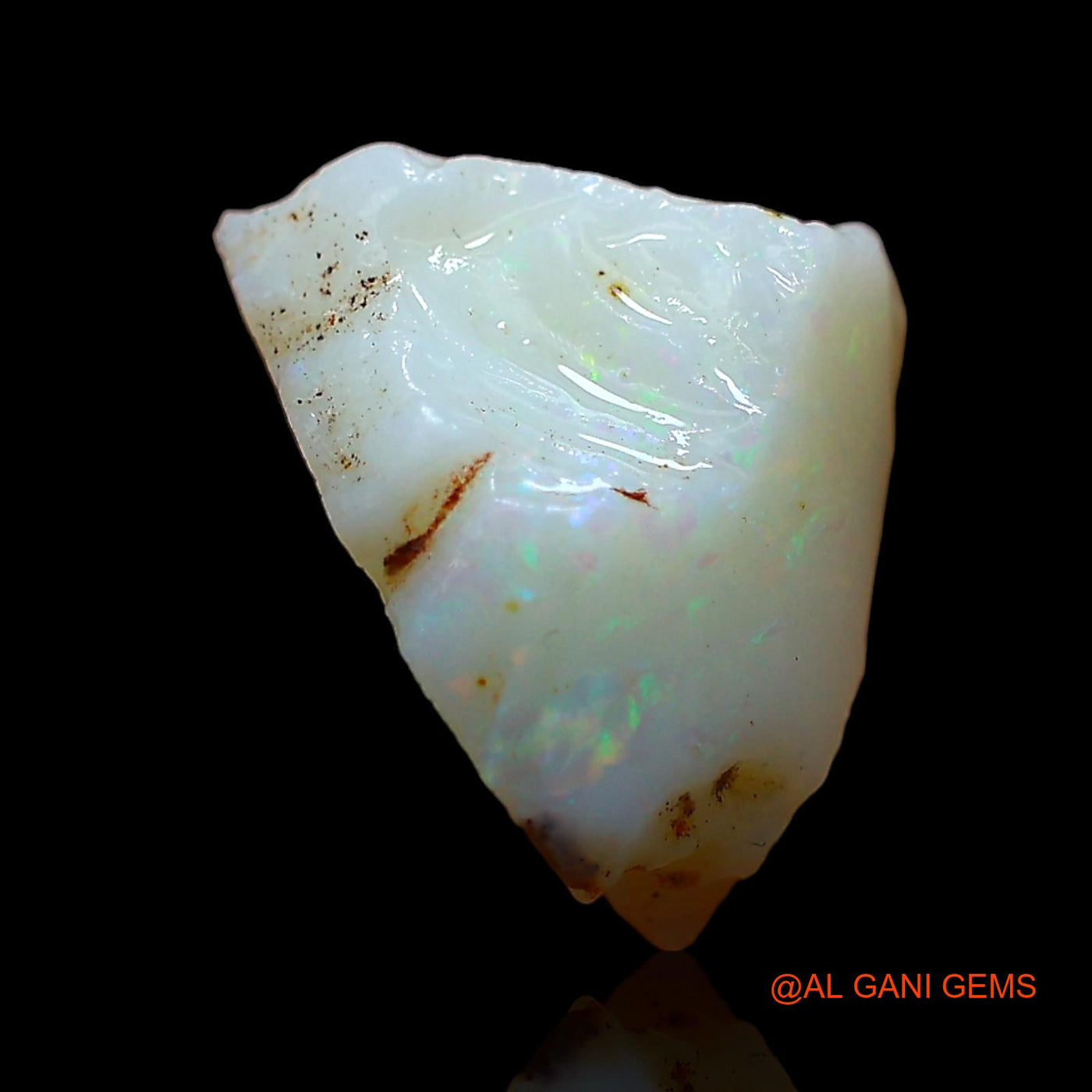 3.00 Cts Natural Australian Fire Opal Loose Gemstone Fancy Rough 10x9x7 mm RD-144