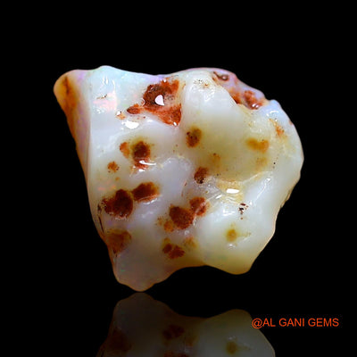 Natural Untreated Fire Opal Loose Gemstone Fancy Rough From Australia 2.00 Cts 10x10x5 mm RD-145