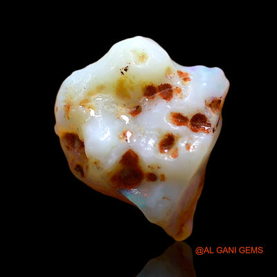 Natural Untreated Fire Opal Loose Gemstone Fancy Rough From Australia 2.00 Cts 10x10x5 mm RD-145