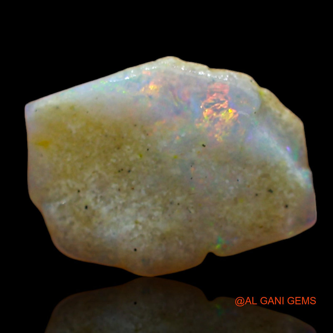 2.00 Cts Unheated Australian Fire Opal Loose Gemstone Fancy Rough Natural 12x9x3 mm RD-147