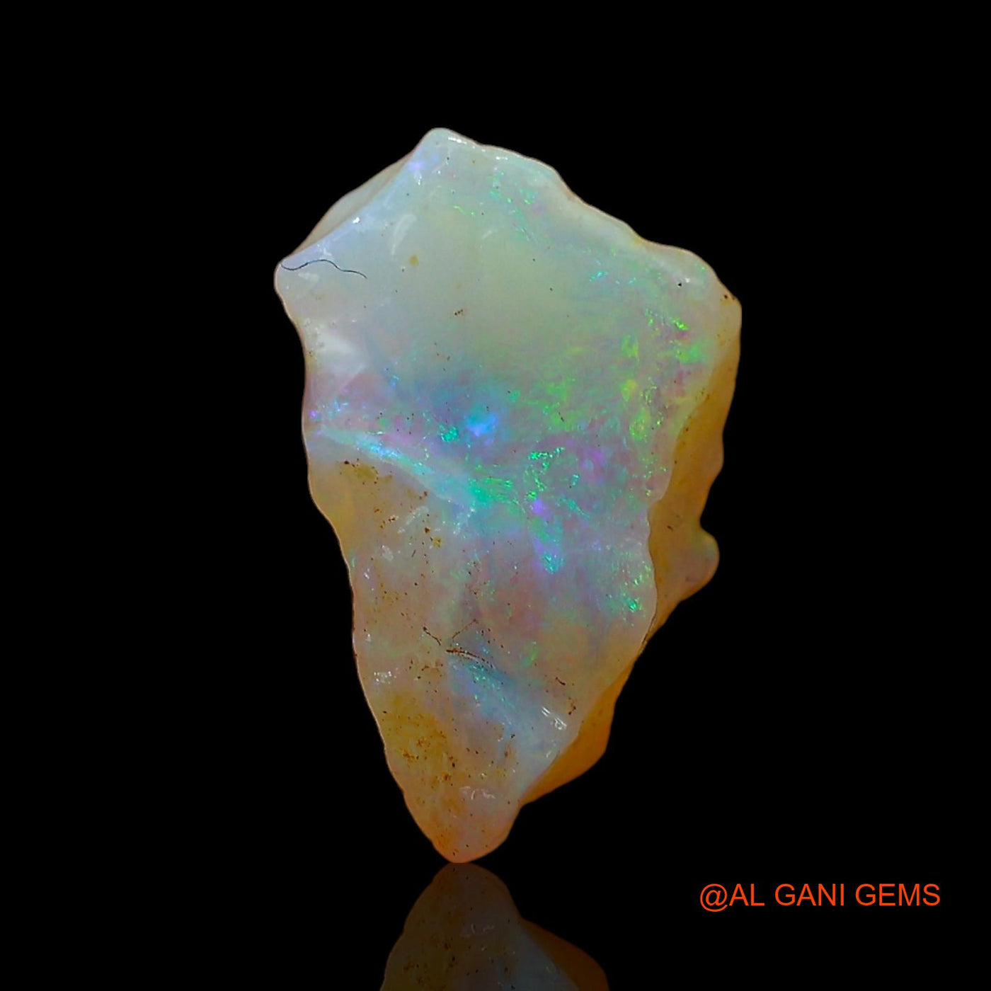 2.00 Cts Unheated Australian Fire Opal Loose Gemstone Fancy Rough Natural 13x8x4 mm RD-148