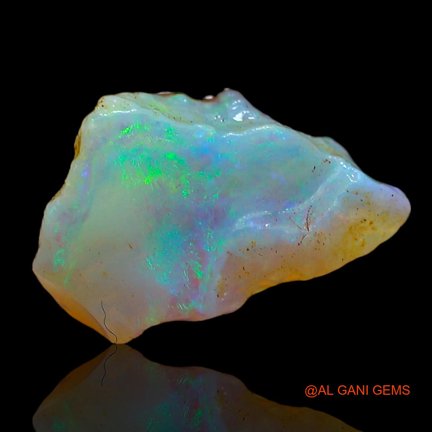2.00 Cts Unheated Australian Fire Opal Loose Gemstone Fancy Rough Natural 13x8x4 mm RD-148