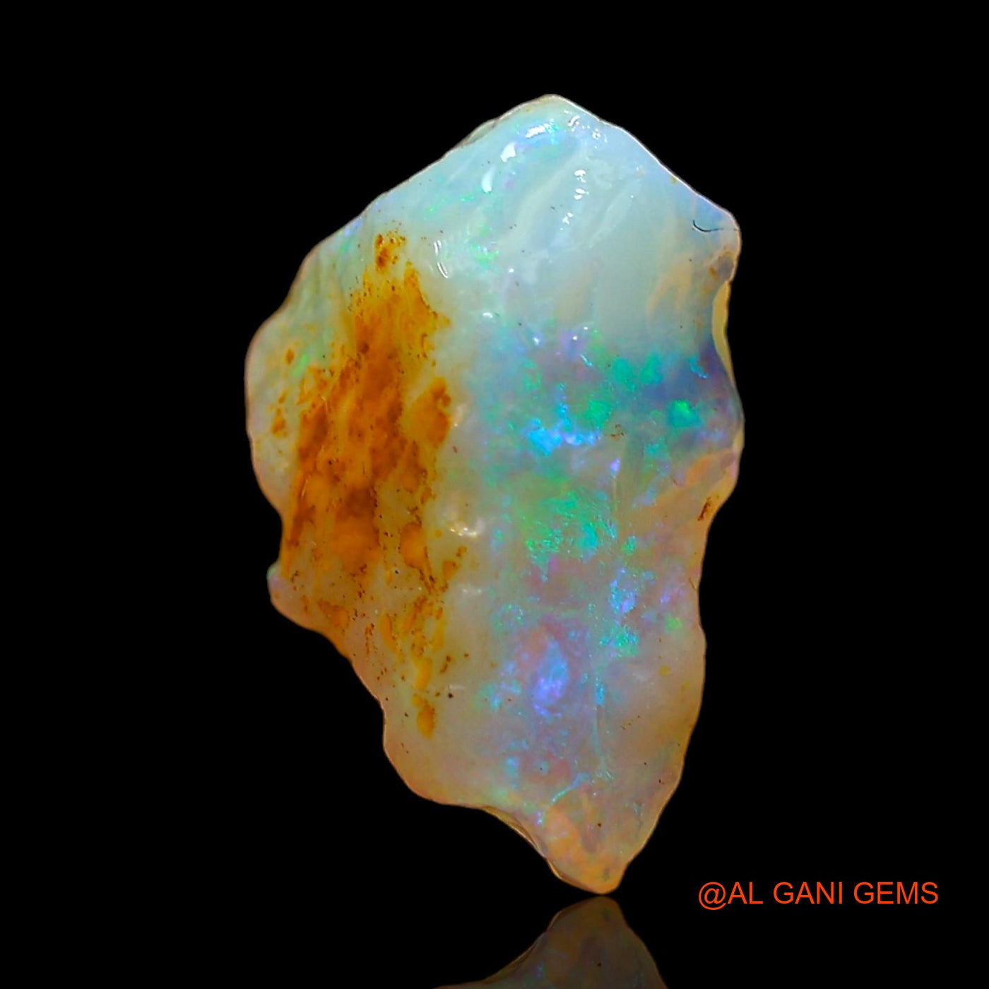 2.00 Cts Unheated Australian Fire Opal Loose Gemstone Fancy Rough Natural 13x8x4 mm RD-148