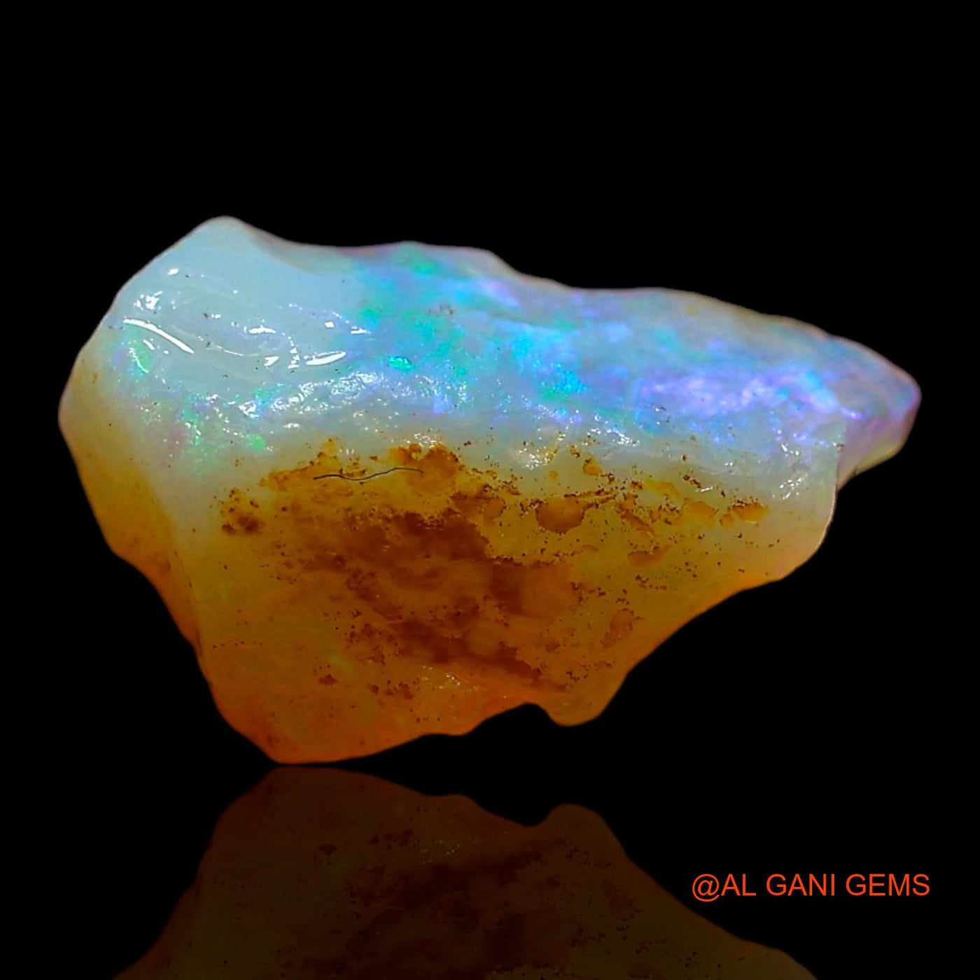2.00 Cts Unheated Australian Fire Opal Loose Gemstone Fancy Rough Natural 13x8x4 mm RD-148