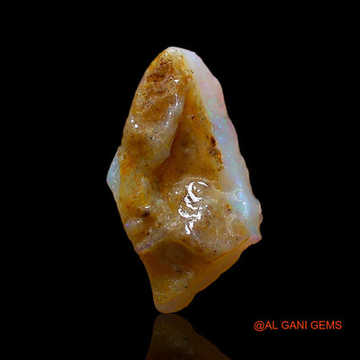Natural Fire Opal Gemstone 1.00 Cts Loose Fancy Rough From Australia 14x7x4 mm RD-149