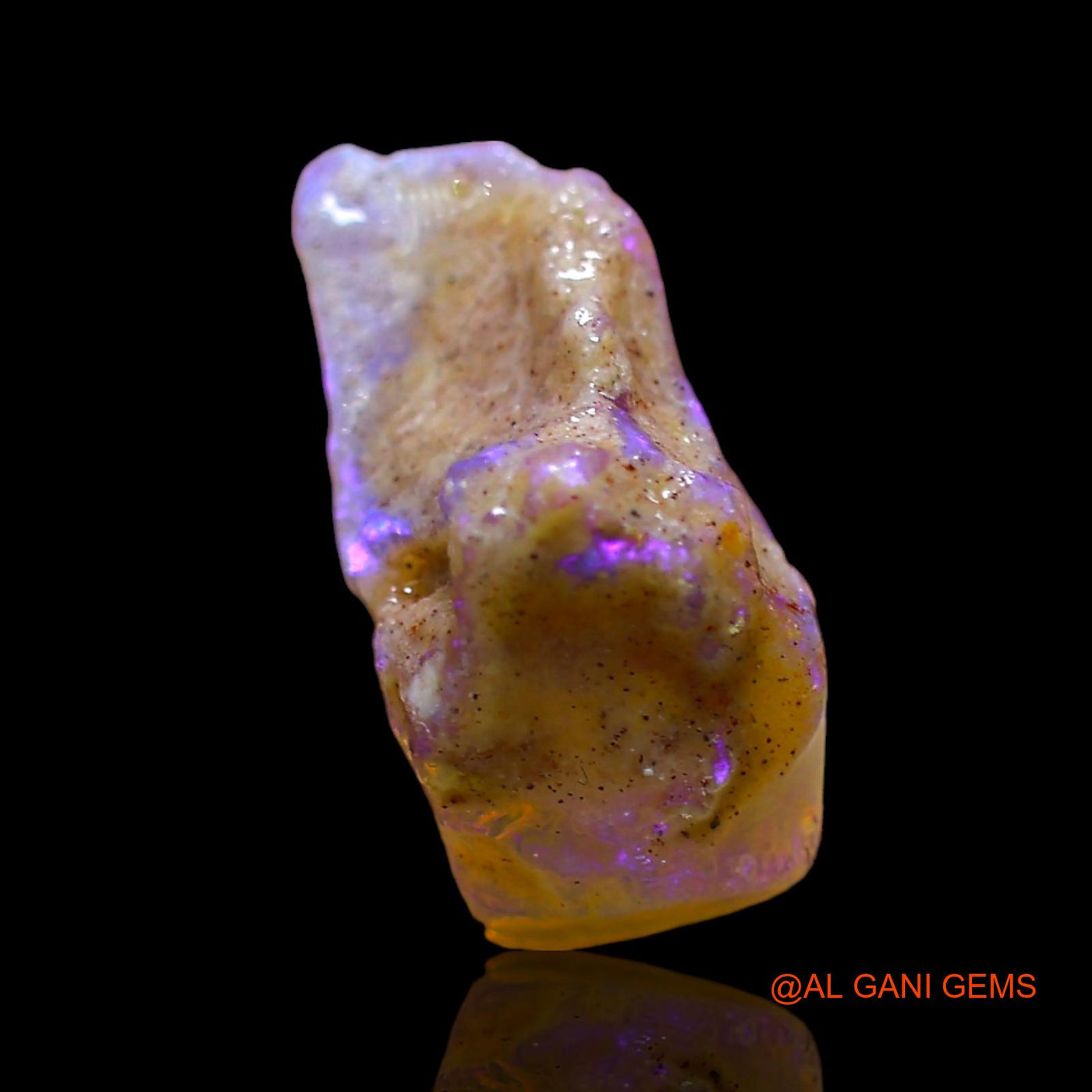 2.00 Cts Natural Australian Fire Opal Loose Gemstone Fancy Rough 13x6x7 mm RD-153