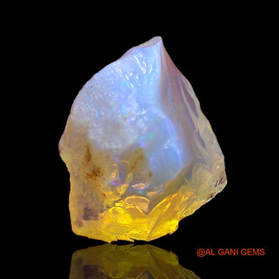 Natural Fire Opal Gemstone 2.00 Cts Loose Fancy Rough From Australia 12x9x6 mm RD-155