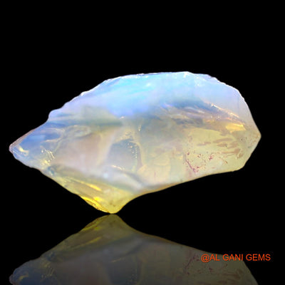 Natural Fire Opal Gemstone 2.00 Cts Loose Fancy Rough From Australia 12x9x6 mm RD-155