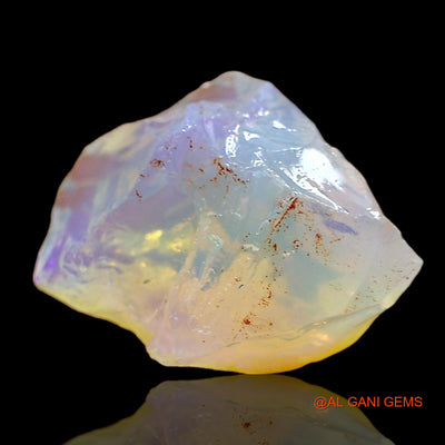 Natural Fire Opal Gemstone 2.00 Cts Loose Fancy Rough From Australia 12x9x6 mm RD-155