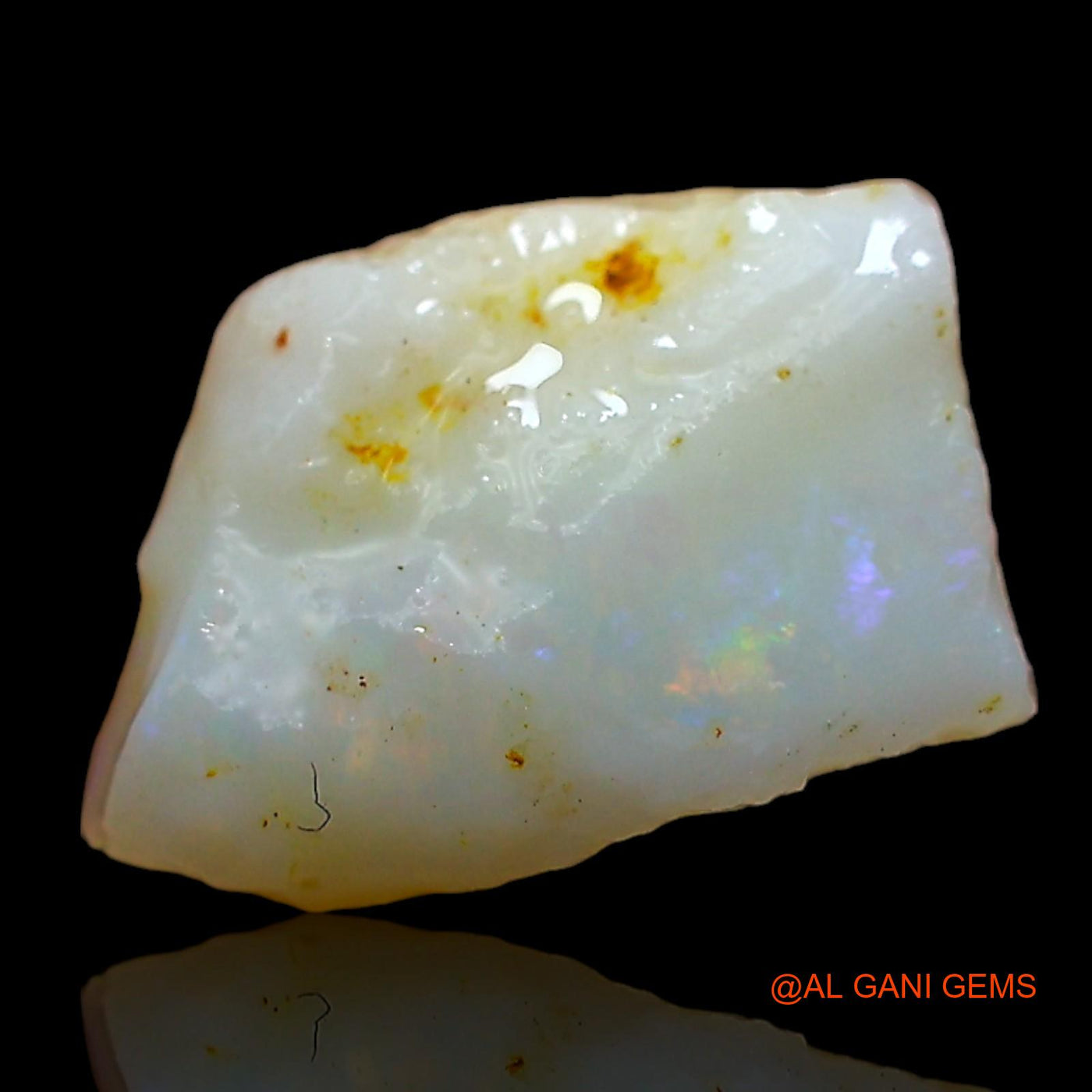 2.00 Cts Unheated Australian Fire Opal Loose Gemstone Fancy Rough Natural 10x7x5 mm RD-156