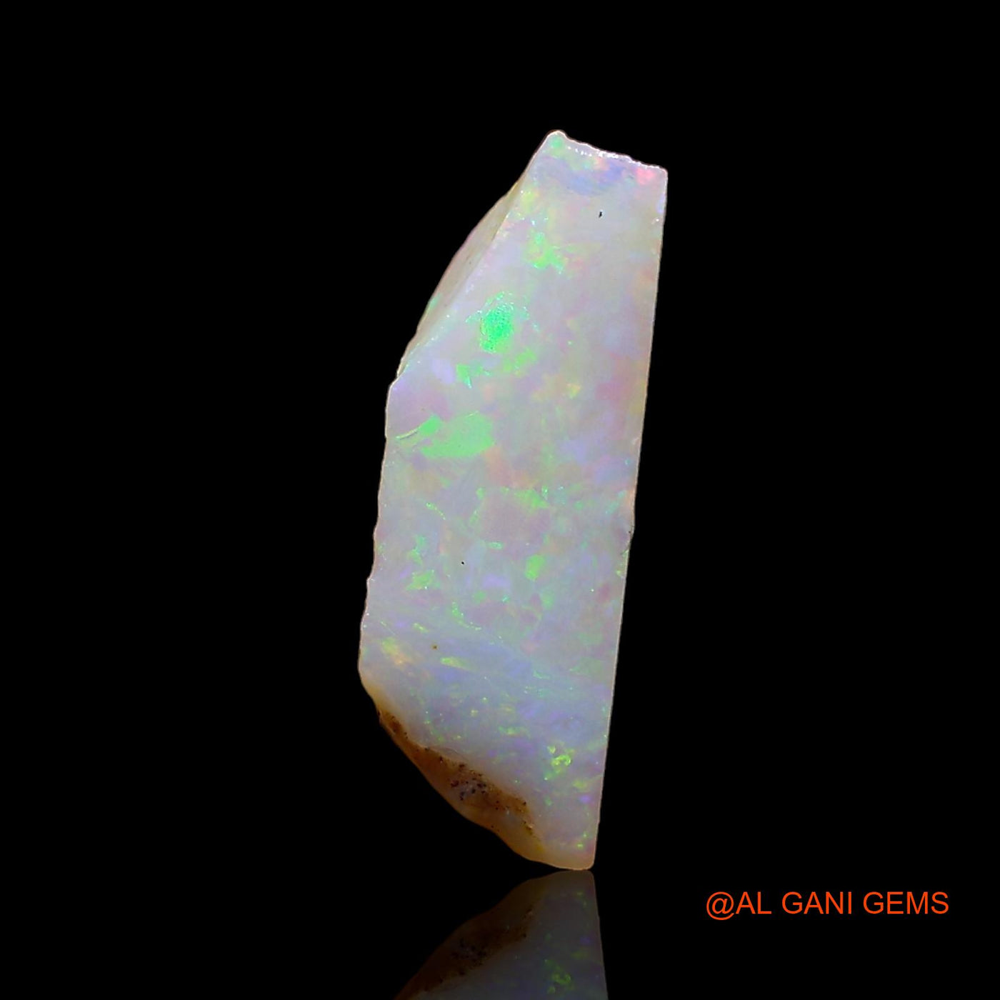 Natural Fire Opal Gemstone 1.00 Cts Loose Fancy Rough From Australia 11x6x4 mm RD-158