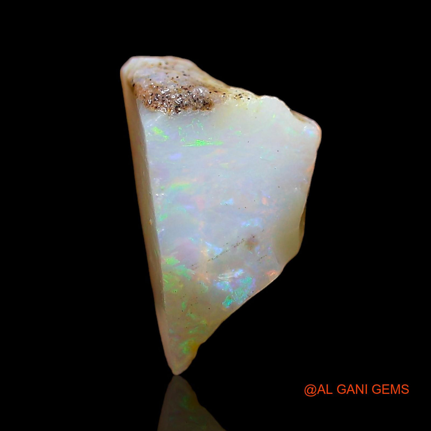 Natural Fire Opal Gemstone 1.00 Cts Loose Fancy Rough From Australia 11x6x4 mm RD-158