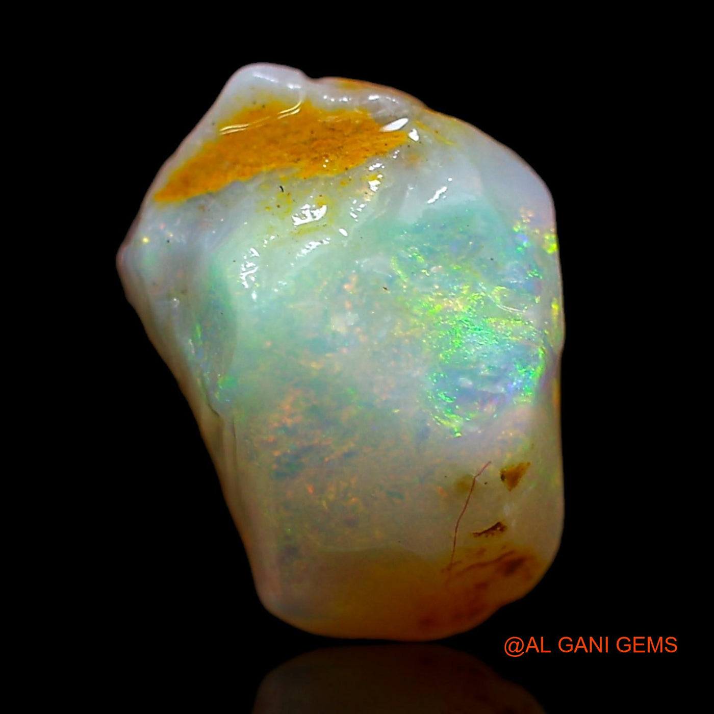 2.00 Cts Unheated Australian Fire Opal Loose Gemstone Fancy Rough Natural 11x9x6 mm RD-159