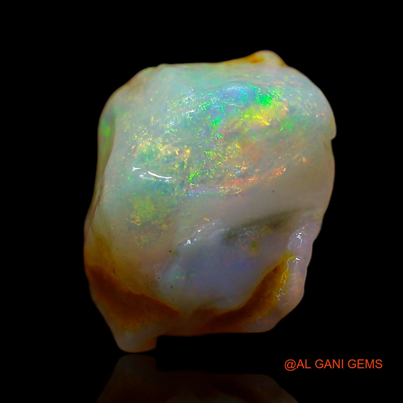 2.00 Cts Unheated Australian Fire Opal Loose Gemstone Fancy Rough Natural 11x9x6 mm RD-159