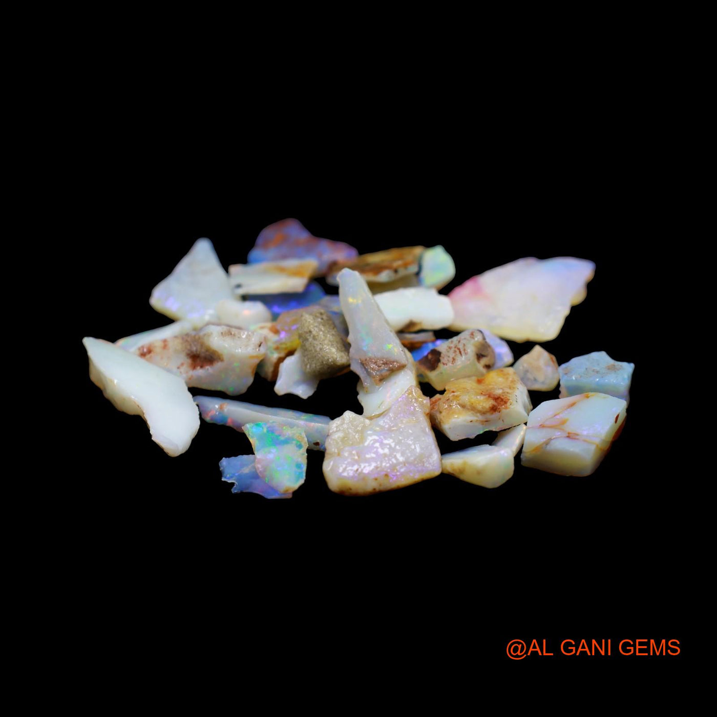 33 Pcs Wholesale Lot Natural Fire Opal Gemstone 42.00 Cts Loose Fancy Rough From Australia 4X5 TO 7X18 MM RD-15