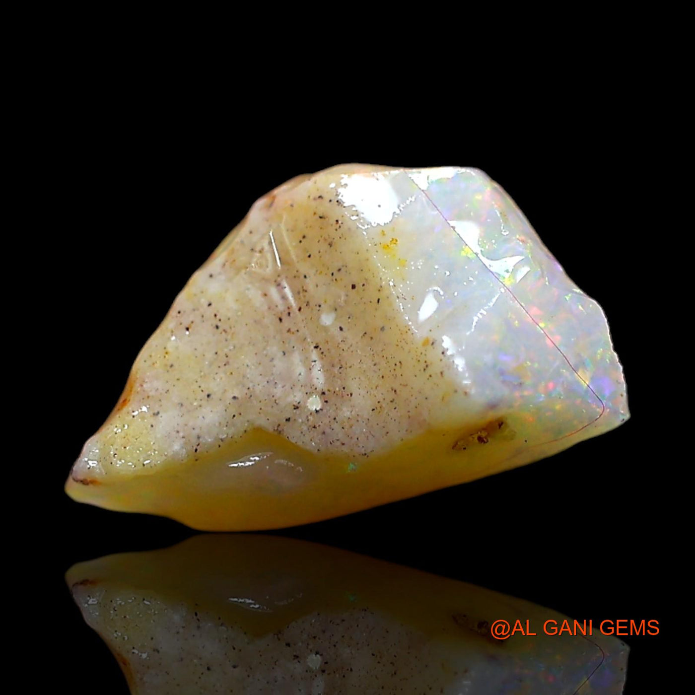 1.00 Cts Natural Australian Fire Opal Fancy Rough Loose Gemstone For Jewelry 11x6x4 mm RD-160