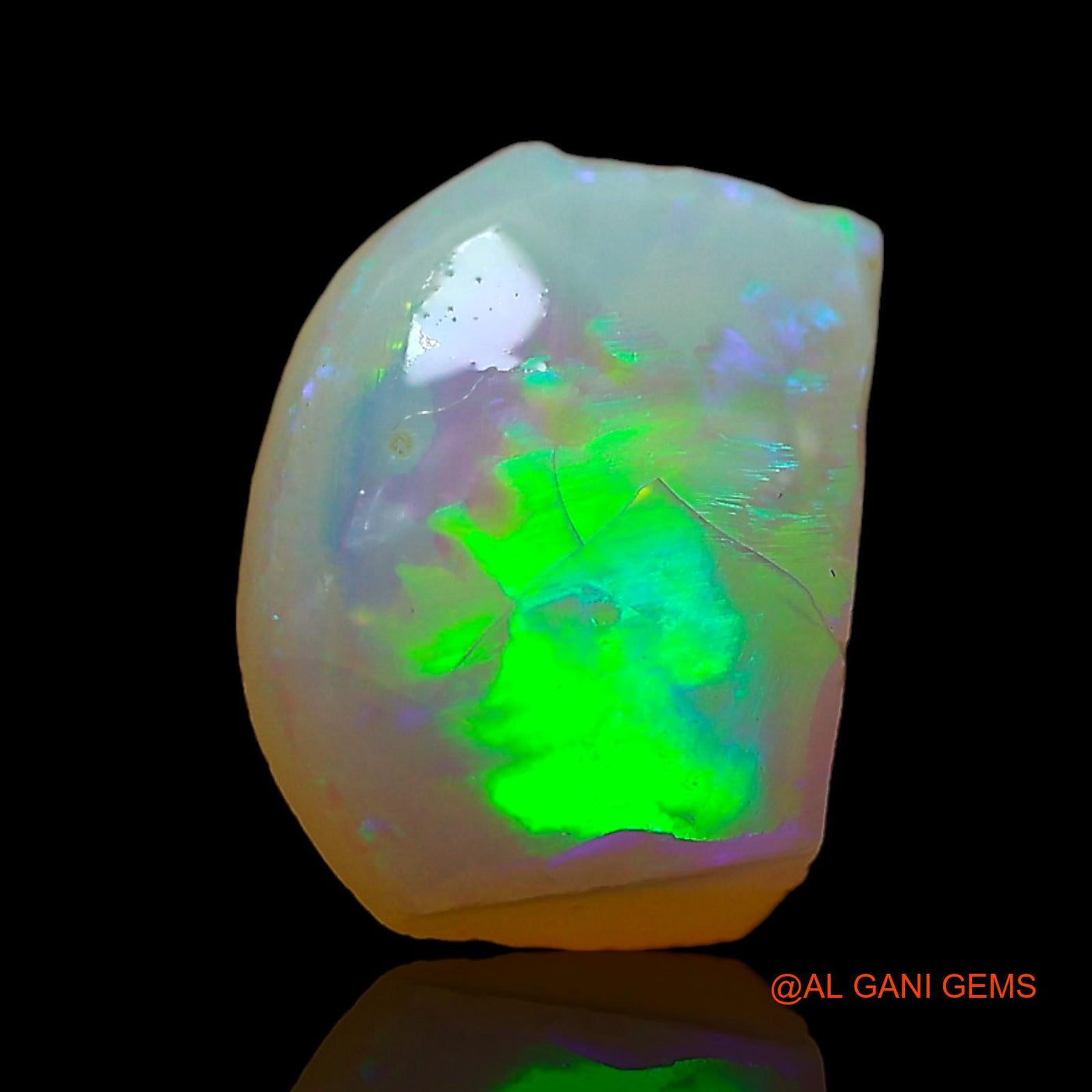 1.00 Cts Natural Australian Fire Opal Loose Gemstone Fancy Rough 9x7x3 mm RD-162