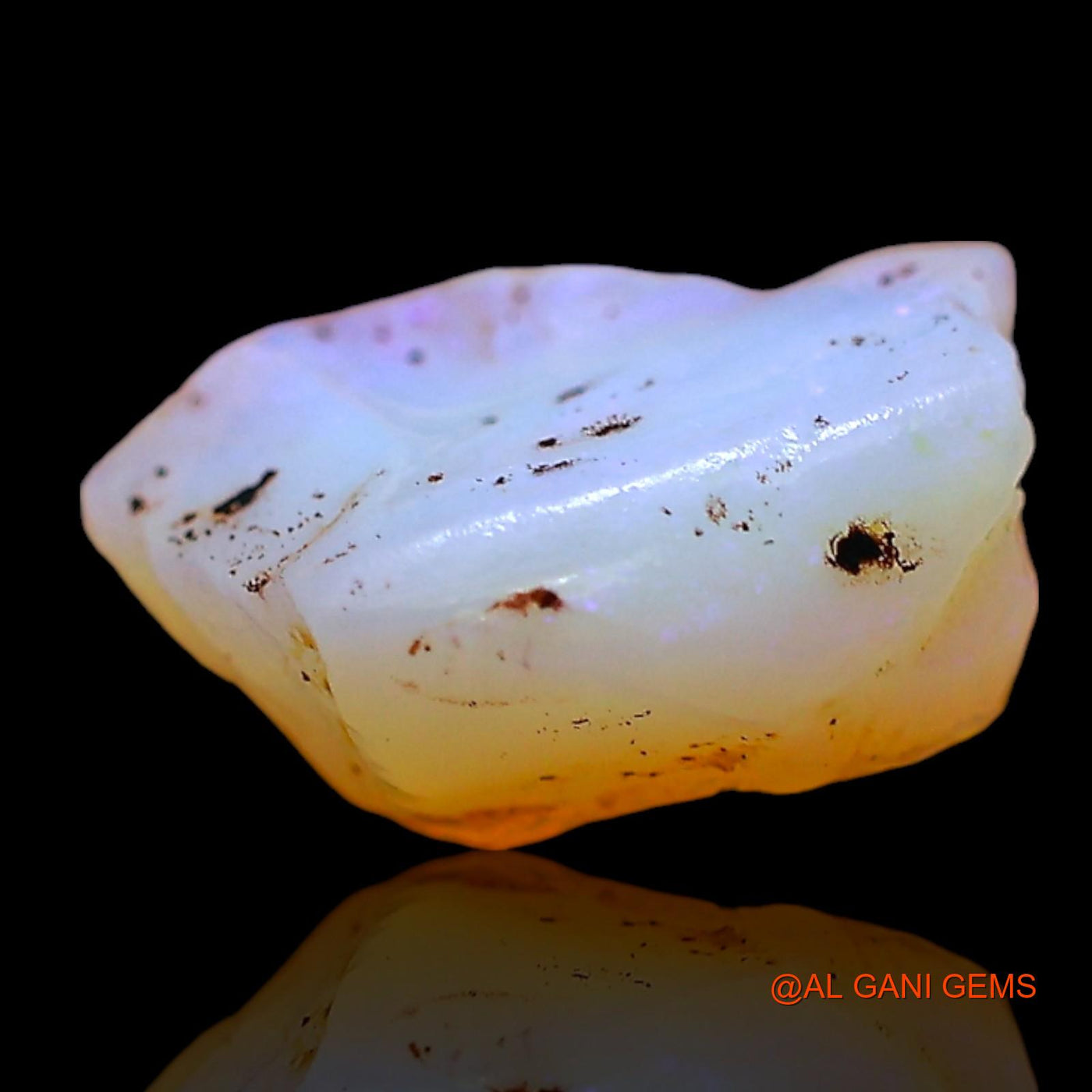2.00 Cts Natural Australian Fire Opal Loose Gemstone Fancy Rough 10x9x5 mm RD-167