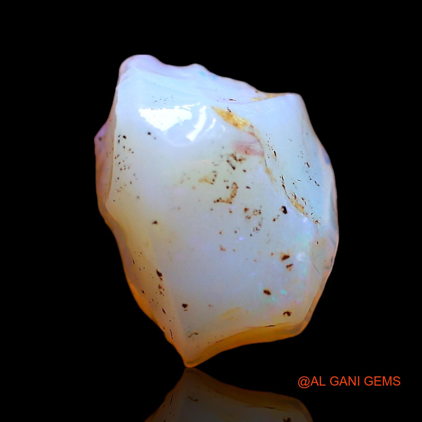 2.00 Cts Natural Australian Fire Opal Loose Gemstone Fancy Rough 10x9x5 mm RD-167