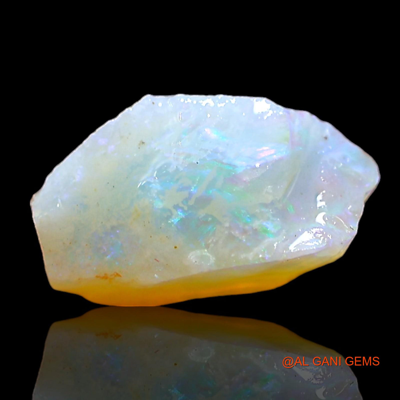 1.00 Cts Natural Australian Fire Opal Loose Gemstone Fancy Rough 10x6x5 mm RD-168