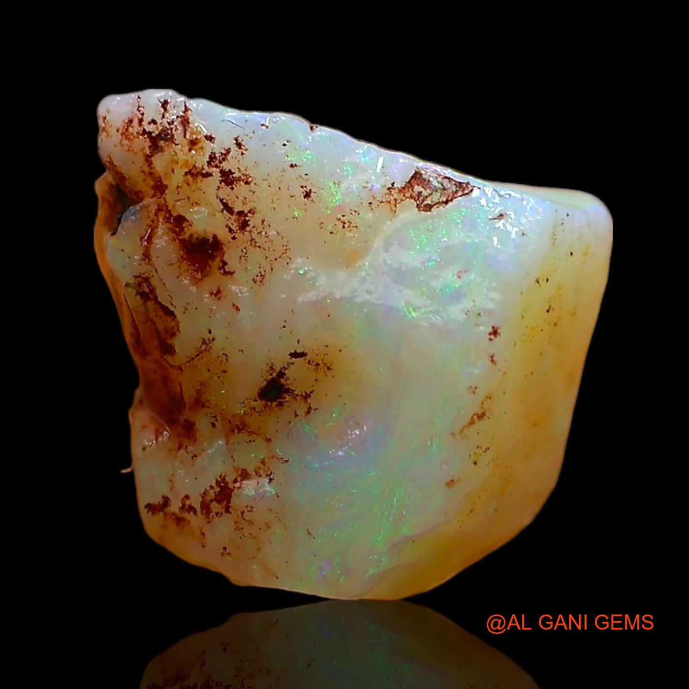 2.00 Cts Natural Australian Fire Opal Loose Gemstone Fancy Rough 10x8x6 mm RD-169