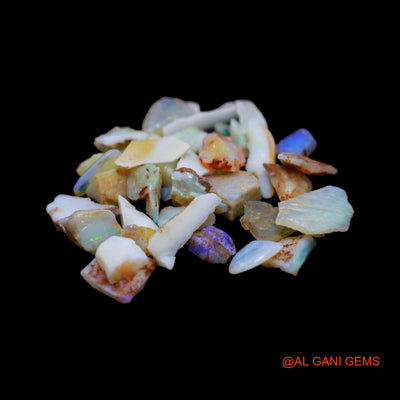 37 Pcs 53.00 Cts Natural Australian Fire Opal Loose Gemstone Fancy Rough Wholesale Lot 3X5 TO 4X18 MM RD-16