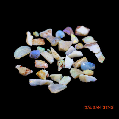 37 Pcs 53.00 Cts Natural Australian Fire Opal Loose Gemstone Fancy Rough Wholesale Lot 3X5 TO 4X18 MM RD-16