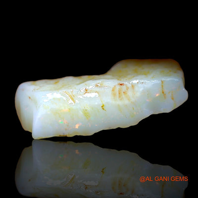 5.00 Cts Natural Australian Fire Opal Loose Gemstone Fancy Rough 19x11x5 mm RD-179