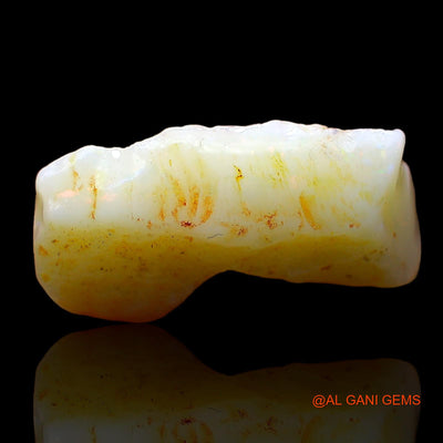 5.00 Cts Natural Australian Fire Opal Loose Gemstone Fancy Rough 19x11x5 mm RD-179