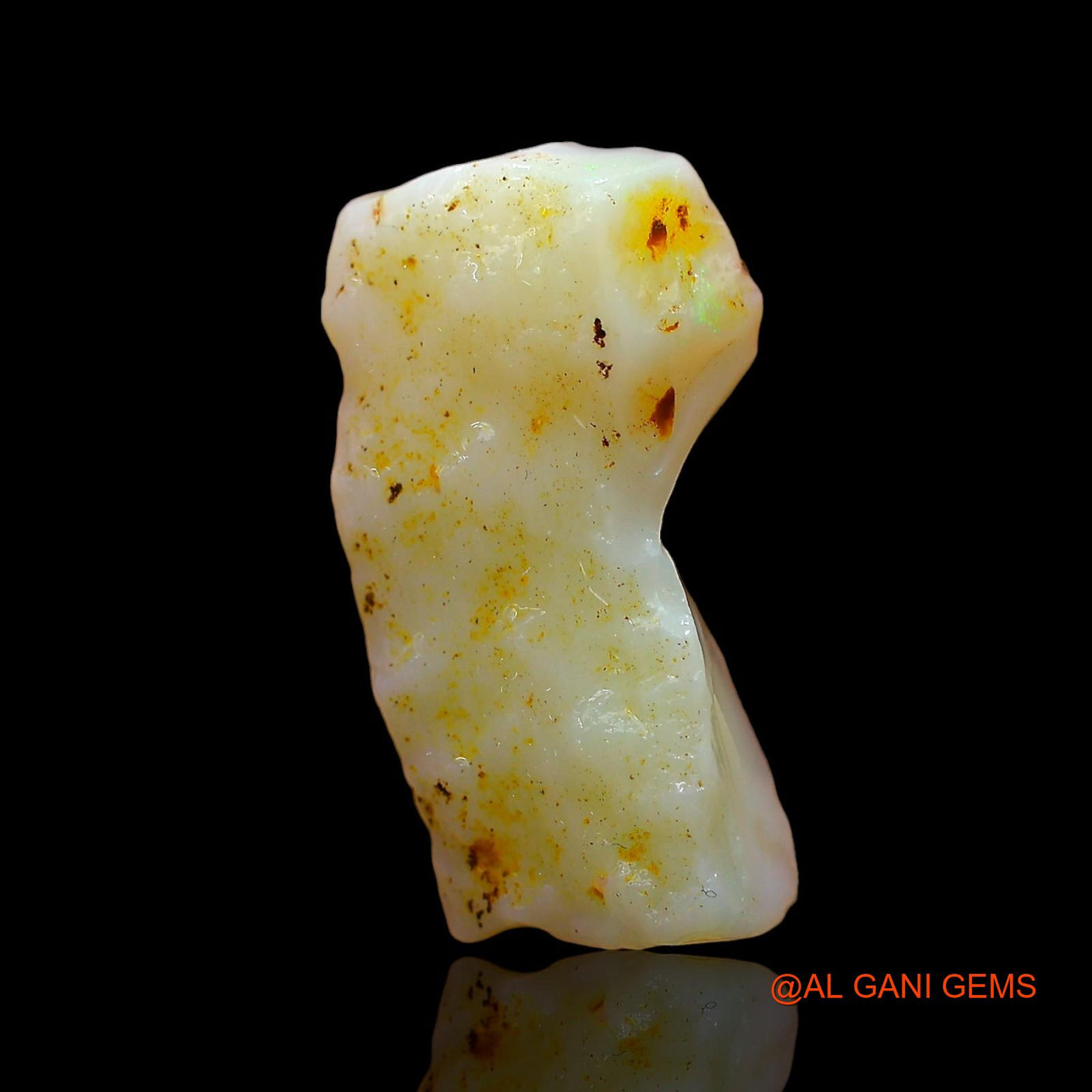 5.00 Cts Natural Australian Fire Opal Loose Gemstone Fancy Rough 19x11x5 mm RD-179