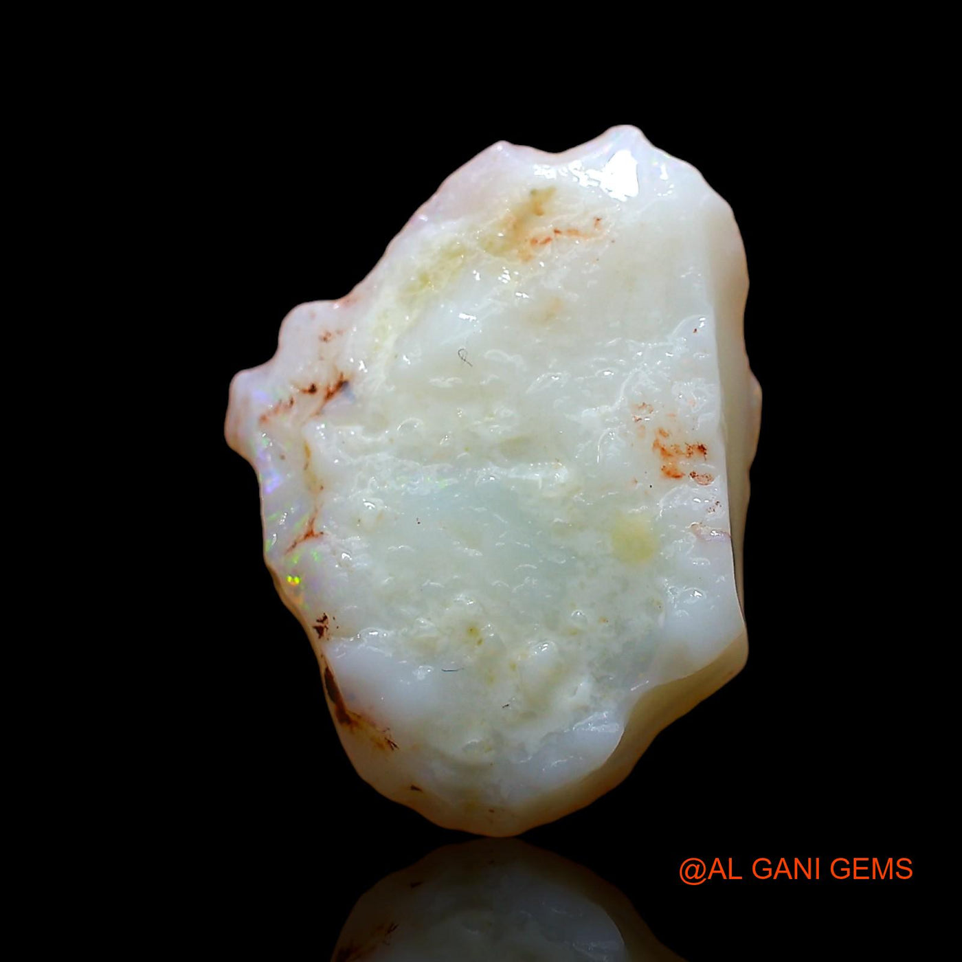 5.00 Cts Natural Australian Fire Opal Loose Gemstone Fancy Rough 18x13x4 mm RD-181