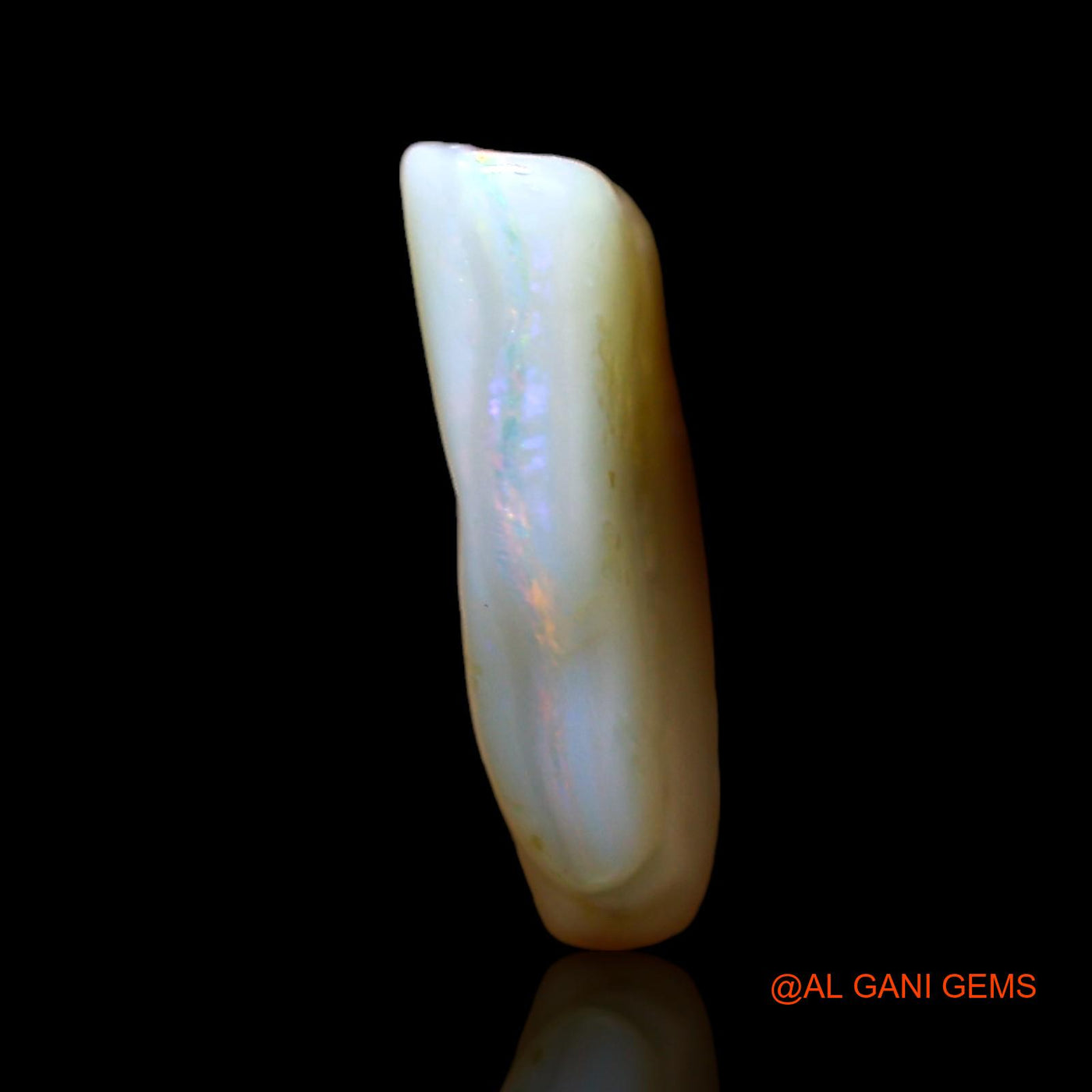 4.00 Cts Natural Australian Fire Opal Loose Gemstone Fancy Rough 13x12x3 mm RD-185