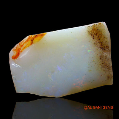 Natural Fire Opal Gemstone 4.00 Cts Loose Fancy Rough From Australia 14x9x4 mm RD-187