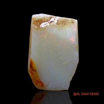 Natural Fire Opal Gemstone 4.00 Cts Loose Fancy Rough From Australia 14x9x4 mm RD-187