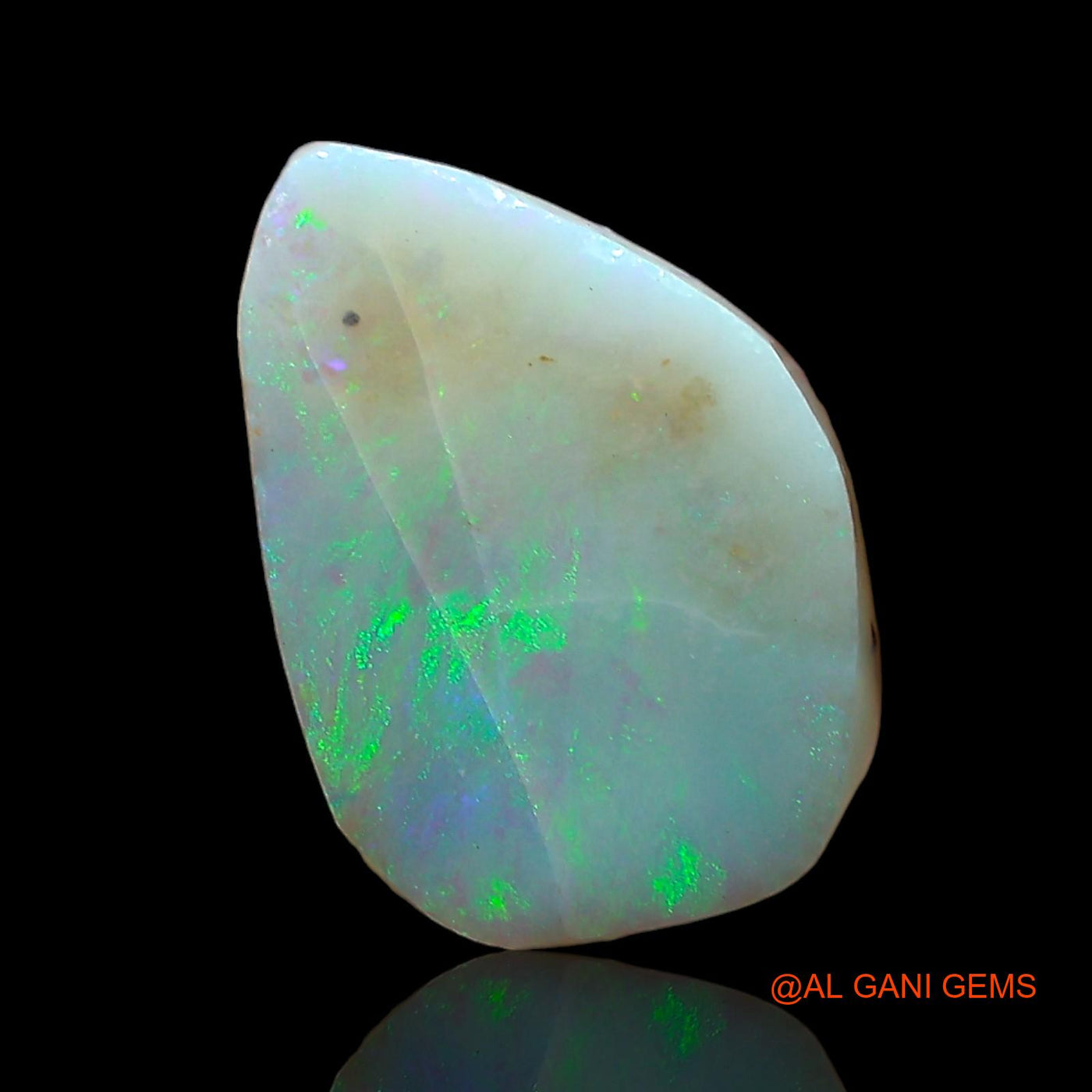 Natural Fire Opal Gemstone 3.00 Cts Loose Fancy Rough From Australia 14x9x3 mm RD-188