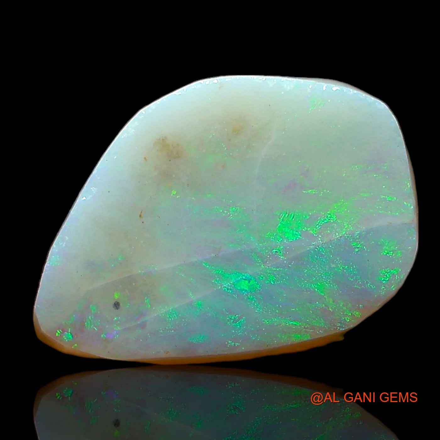 Natural Fire Opal Gemstone 3.00 Cts Loose Fancy Rough From Australia 14x9x3 mm RD-188