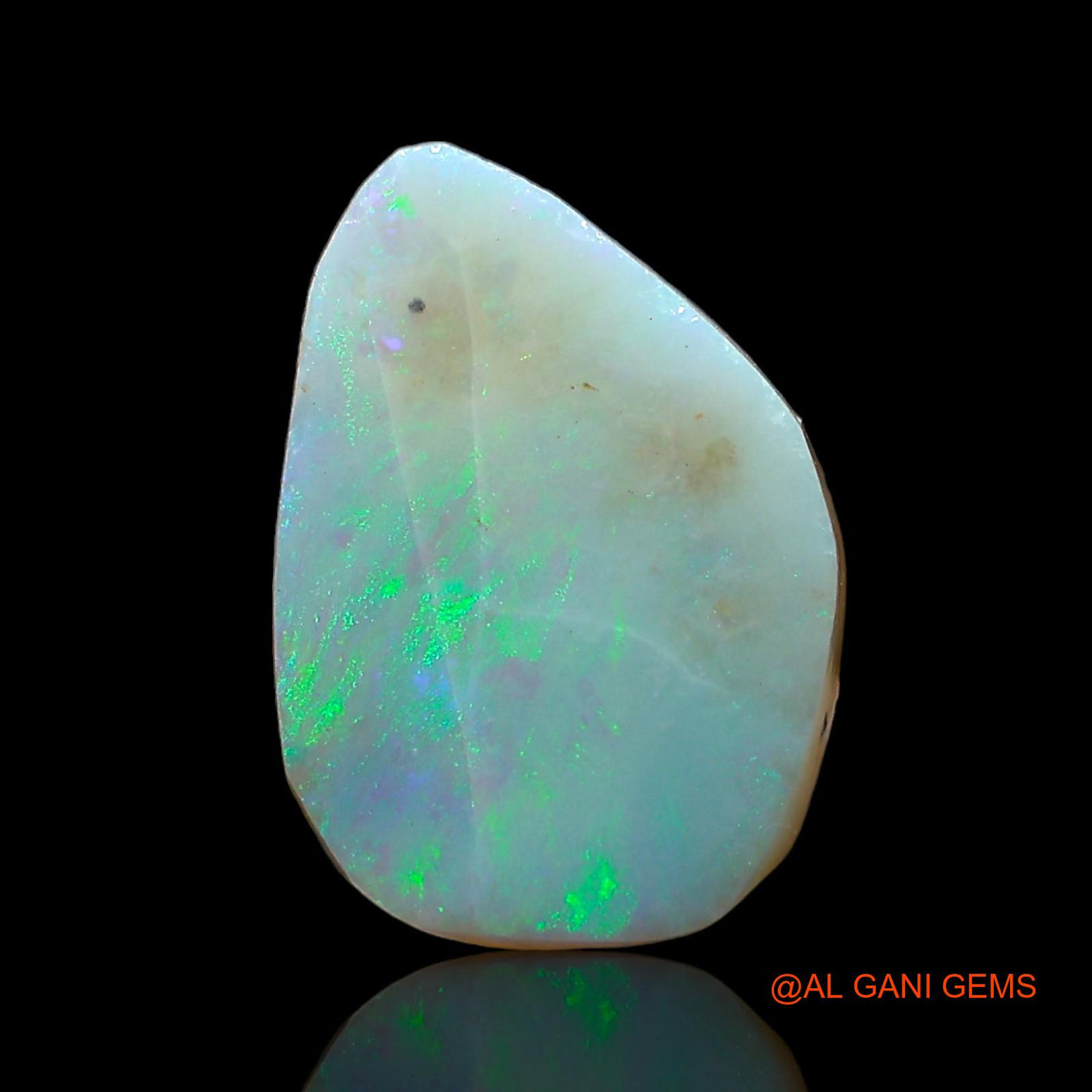 Natural Fire Opal Gemstone 3.00 Cts Loose Fancy Rough From Australia 14x9x3 mm RD-188