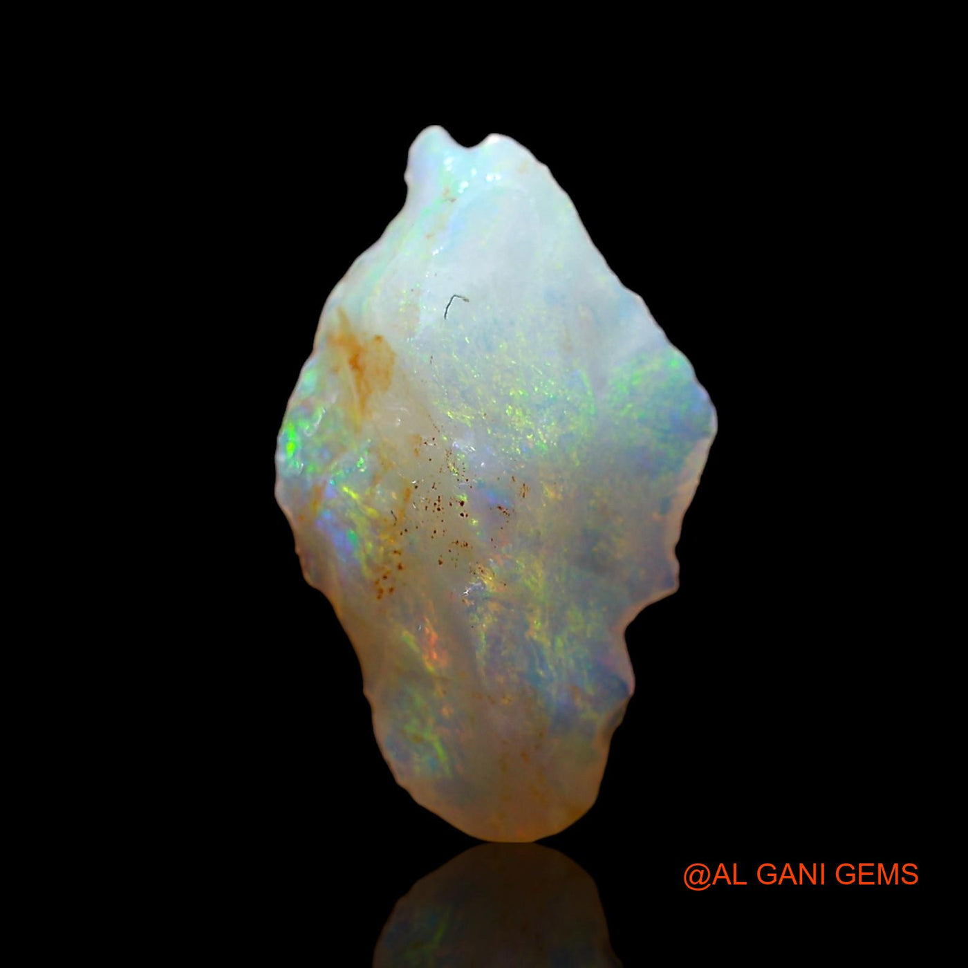 1.00 Cts Natural Australian Fire Opal Loose Gemstone Fancy Rough 14x8x3 mm RD-191
