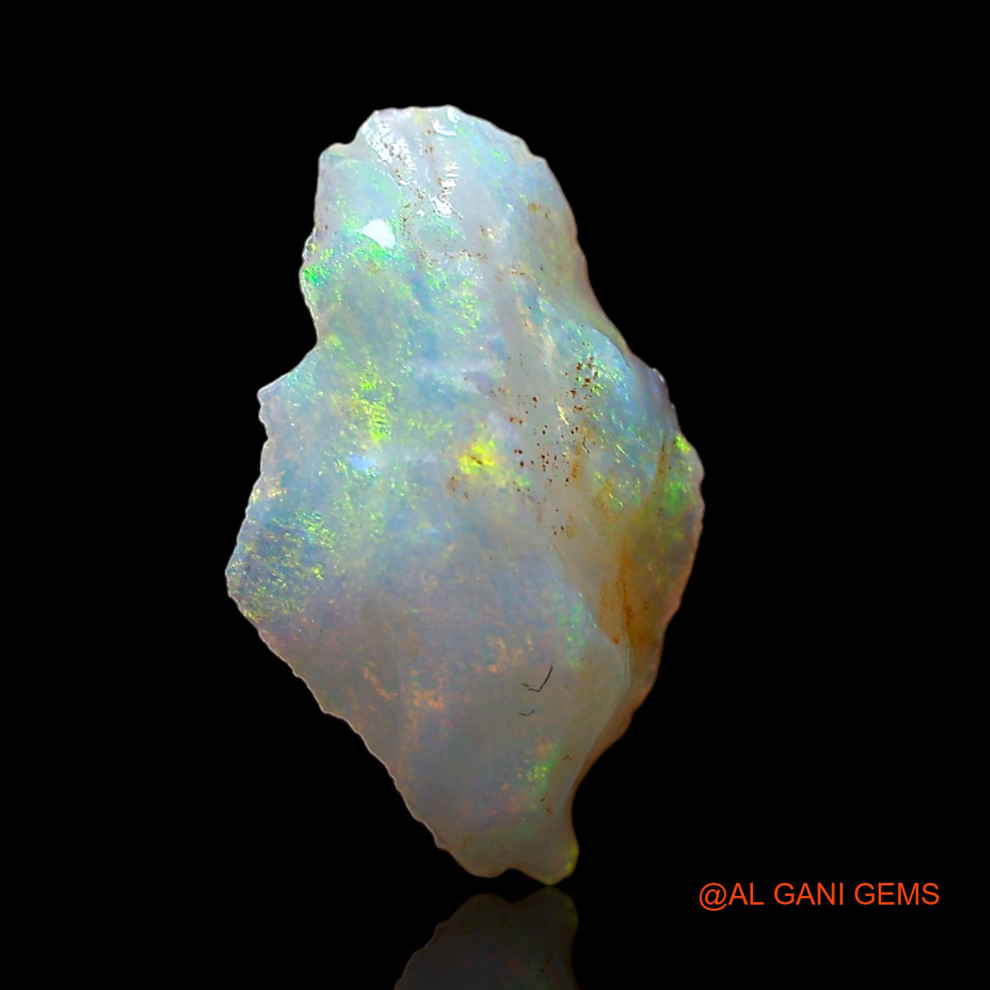 1.00 Cts Natural Australian Fire Opal Loose Gemstone Fancy Rough 14x8x3 mm RD-191