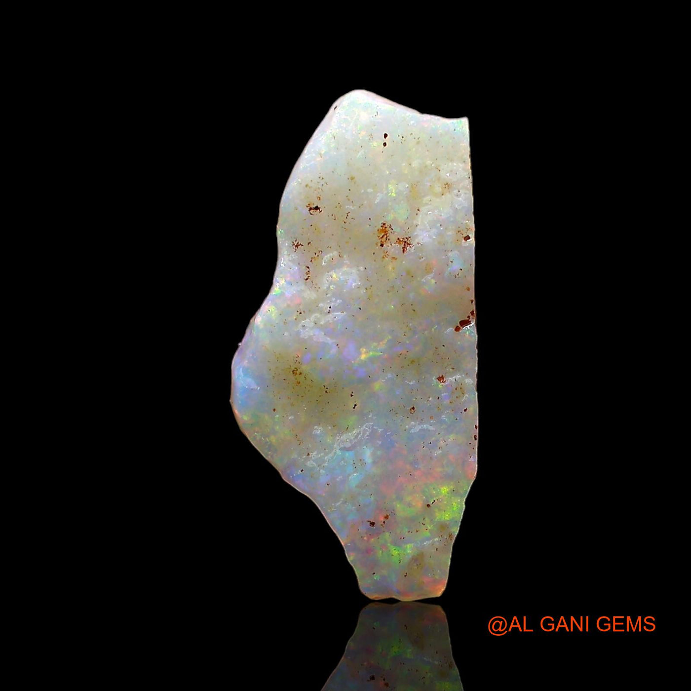 1.00 Cts Unheated Australian Fire Opal Loose Gemstone Fancy Rough Natural 15x7x2 mm RD-192